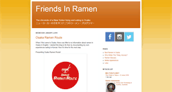 Desktop Screenshot of friendsinramen.com