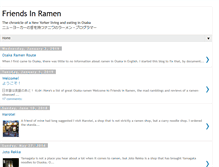 Tablet Screenshot of friendsinramen.com